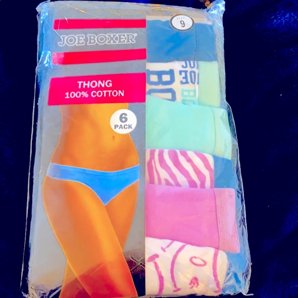 Joe Boxer 100% Cotton Thongs